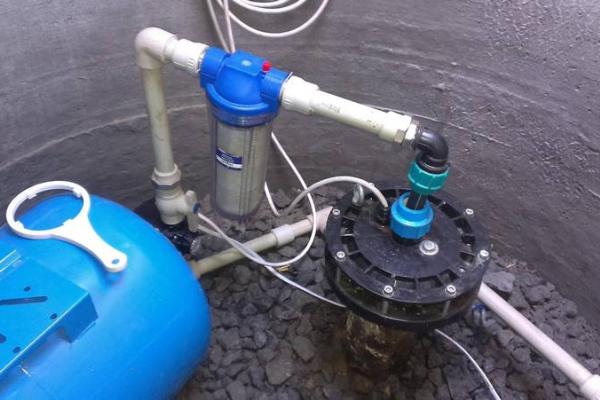 Водоснабжение под ключ из скважины и из колодца